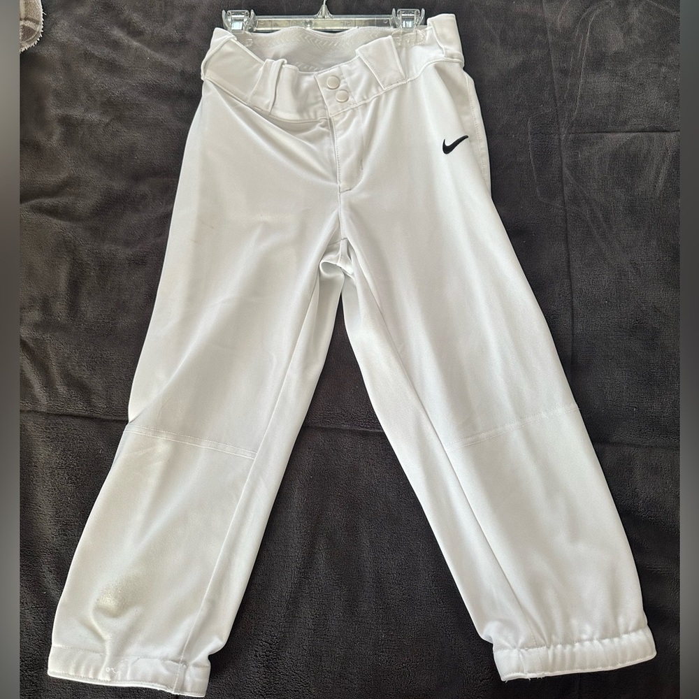 Nike Softball Baseball pants white belt loop small